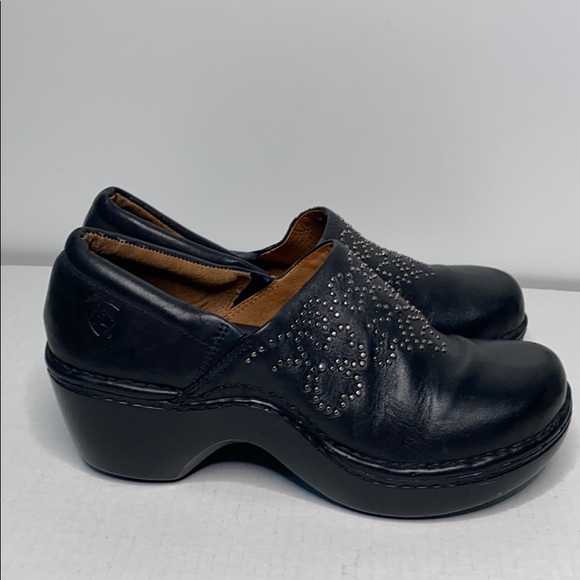 Ariat Shoes - ARIAT LEATHER CLOGS Size 8